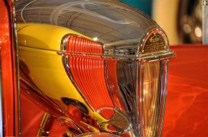 Closeup of a 1931 Cord Headlight photo by Glen Green